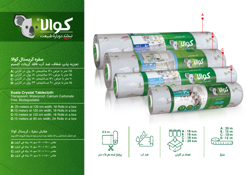 سفره کریستال کوالا